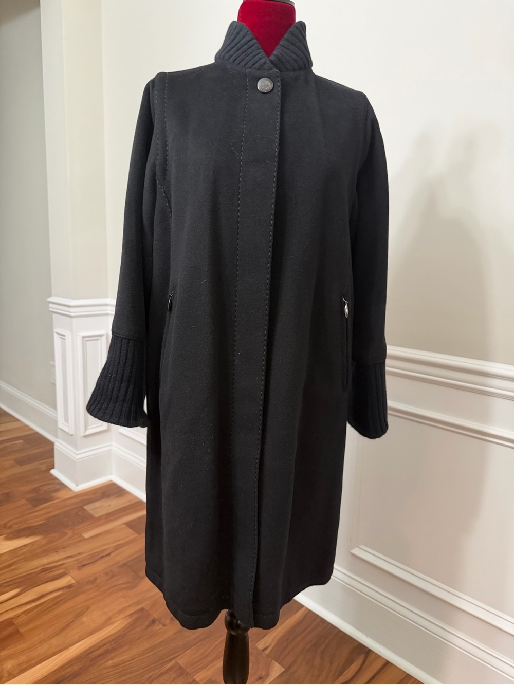 Authentic Max Mara Reversible Italian Luxury Coat – Two Styles in One